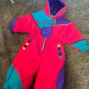 Windy Trails vintage toddler snowsuit